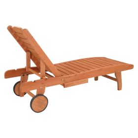 Cedar Wood With Wheels, Drawers, Two Adjustable Levels, Courtyard Wooden Bed