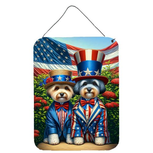 NEW All American Dandie Dinmont Terrier Wall or Door Hanging Prints Aluminum Metal Sign Kitchen Wall Bar Bathroom Plaque Home Decor Front Door Plaque