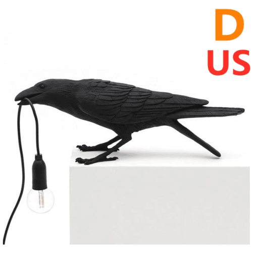 Creative Auspicious Bird Resin Wall Lamp Decoration Creative Auspicious Bird Resin Wall Lamp Decoration